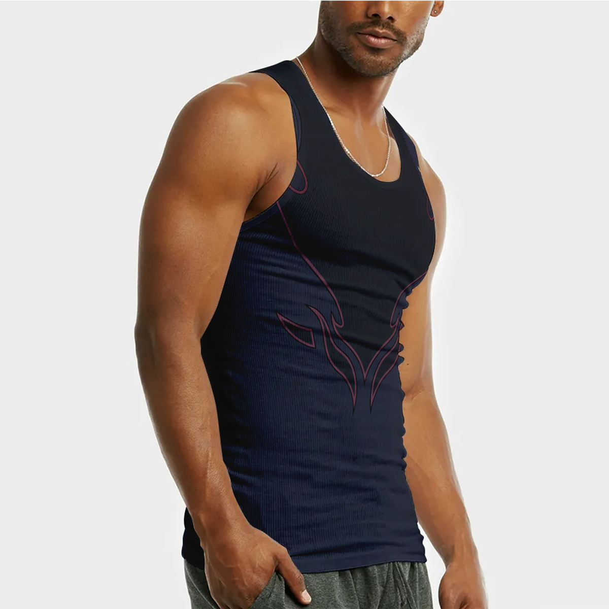 Tekken Jin Kazama Cosplay Sleeveless Compression Shirt
