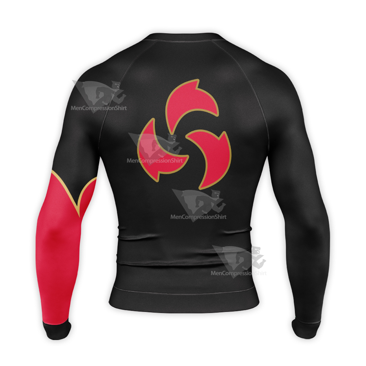 Tekken Kazama Jin Red Long Sleeve Compression Shirt