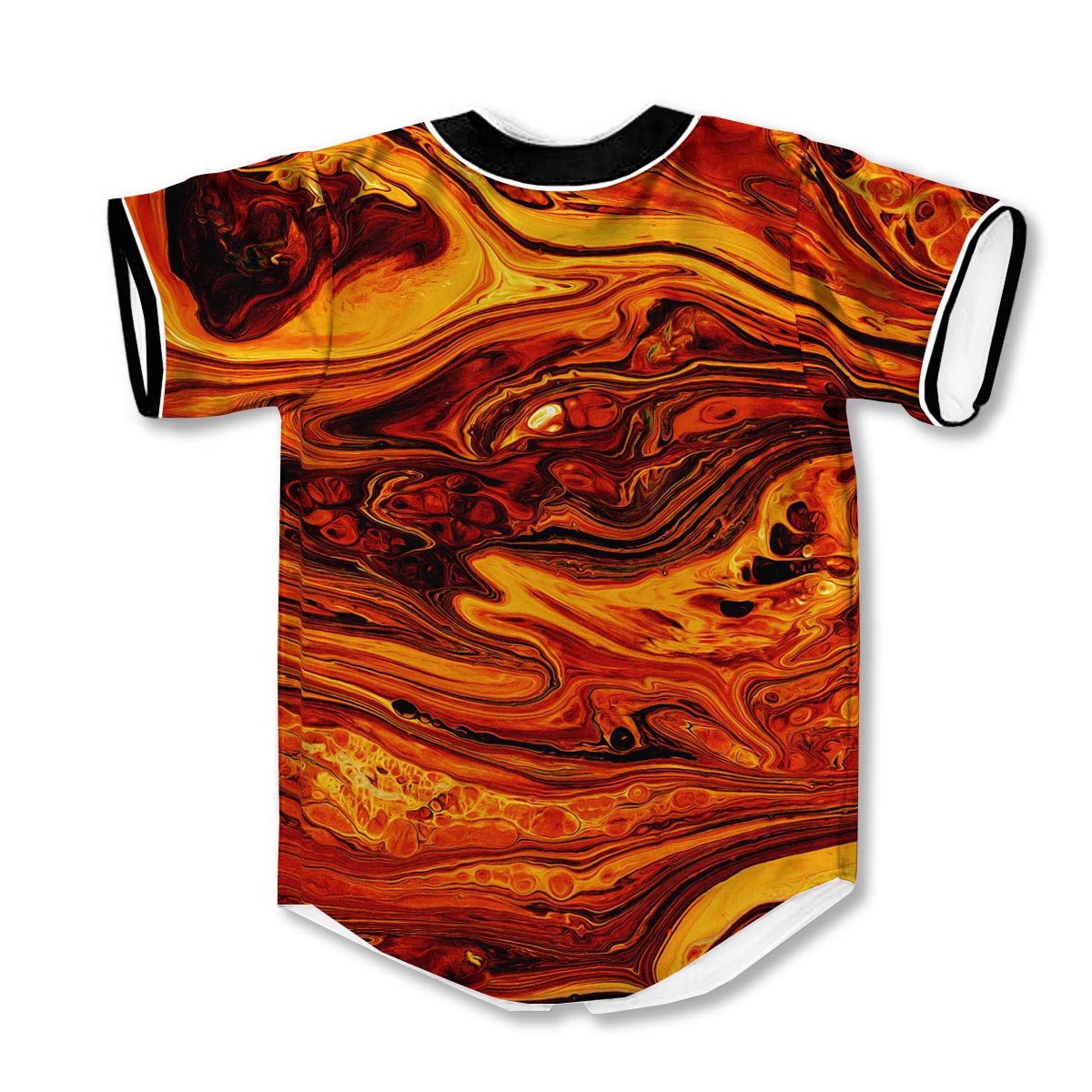 Texture Lava 3d Print Full Size Baseball Jerseys