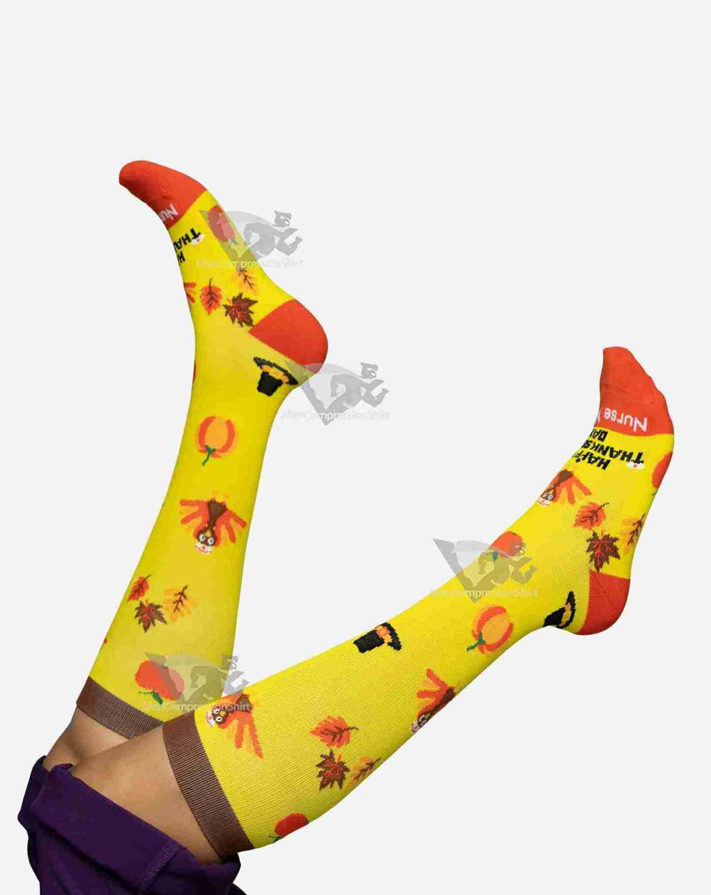 Thanksgiving Compression Socks