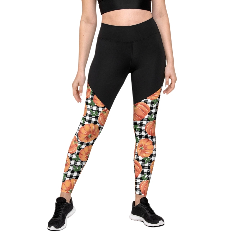 Thanksgiving Pumpkins Women Compression Legging