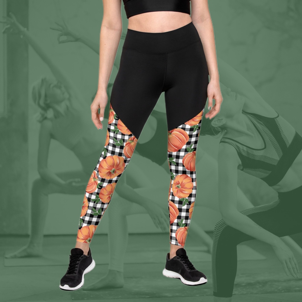 Thanksgiving Pumpkins Women Compression Legging