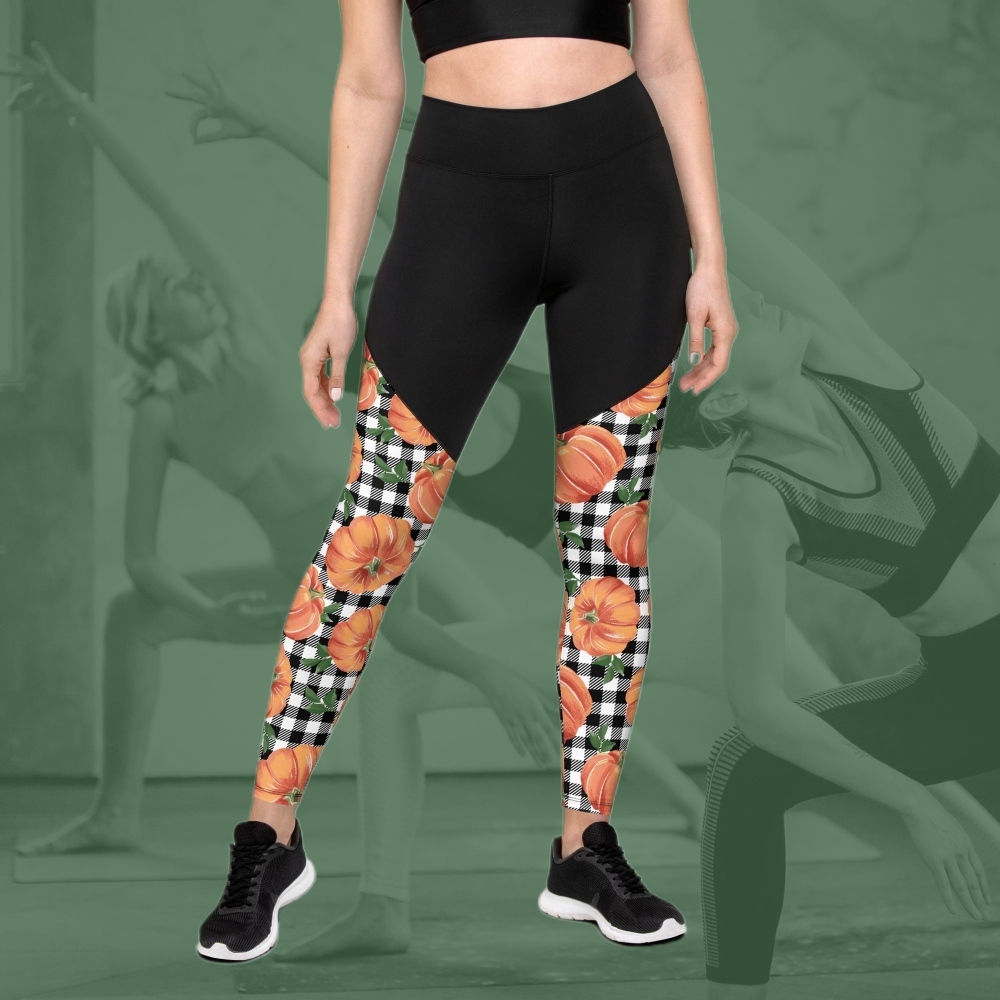 Thanksgiving Pumpkins Women Compression Legging