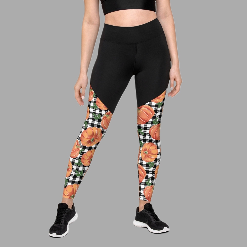 Thanksgiving Pumpkins Women Compression Legging