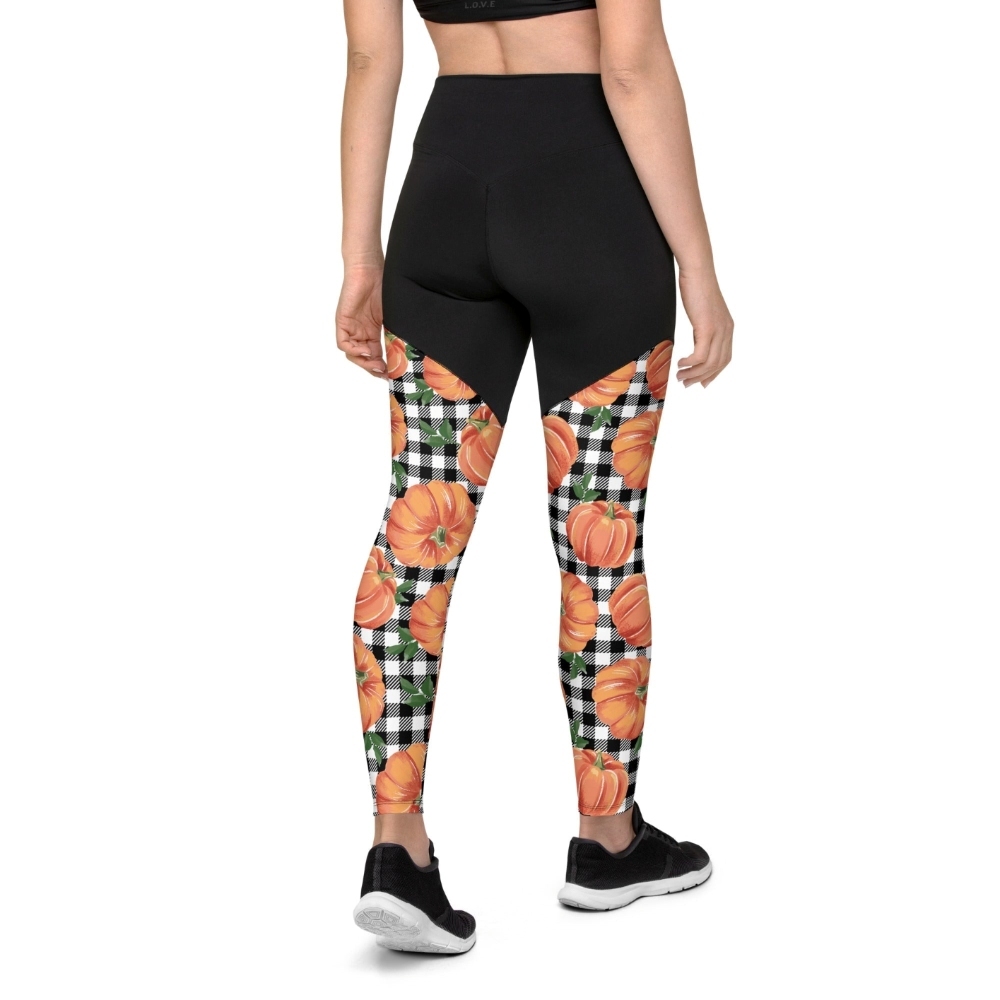 Thanksgiving Pumpkins Women Compression Legging