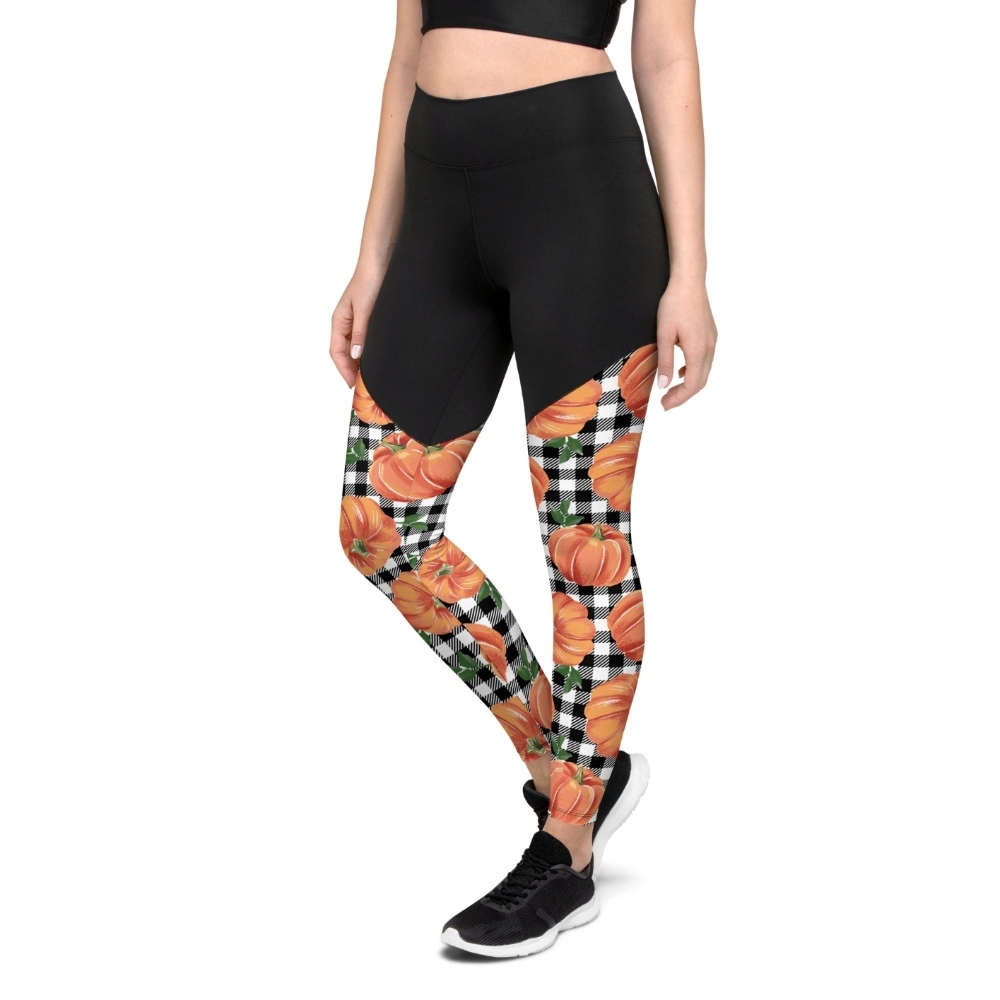 Thanksgiving Pumpkins Women Compression Legging