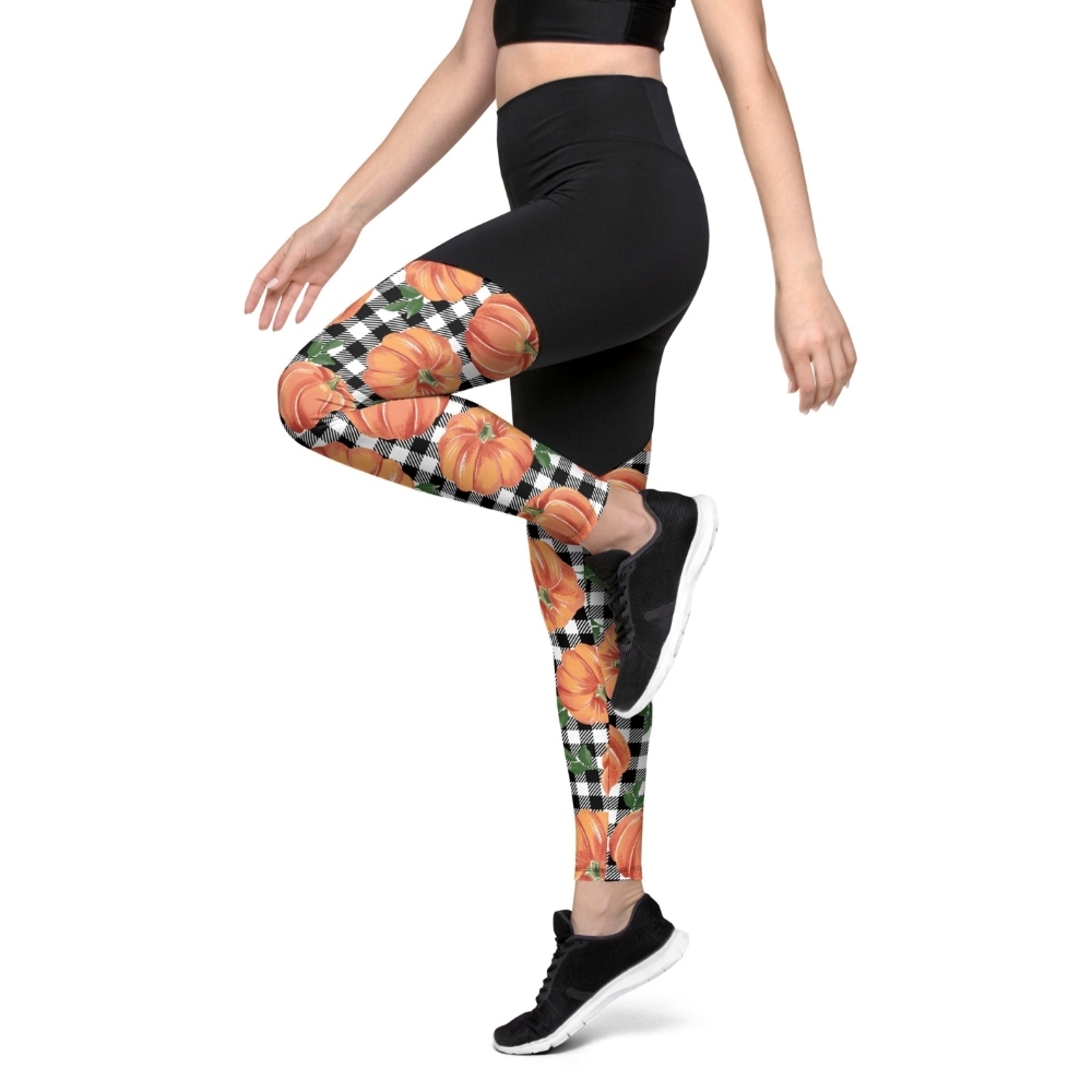 Thanksgiving Pumpkins Women Compression Legging
