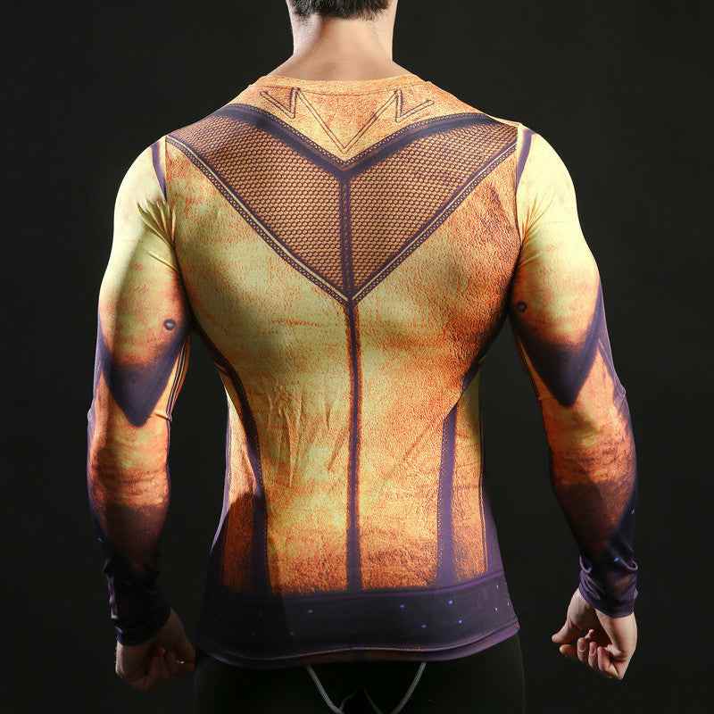 Thawne Man Long Sleeve Compression Shirts