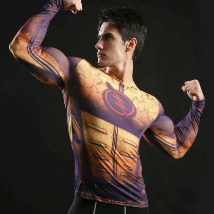 Thawne Man Long Sleeve Compression Shirts