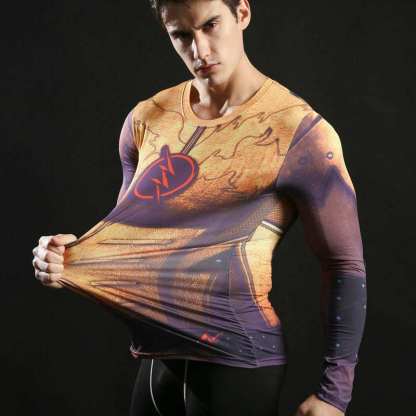 Thawne Man Long Sleeve Compression Shirts