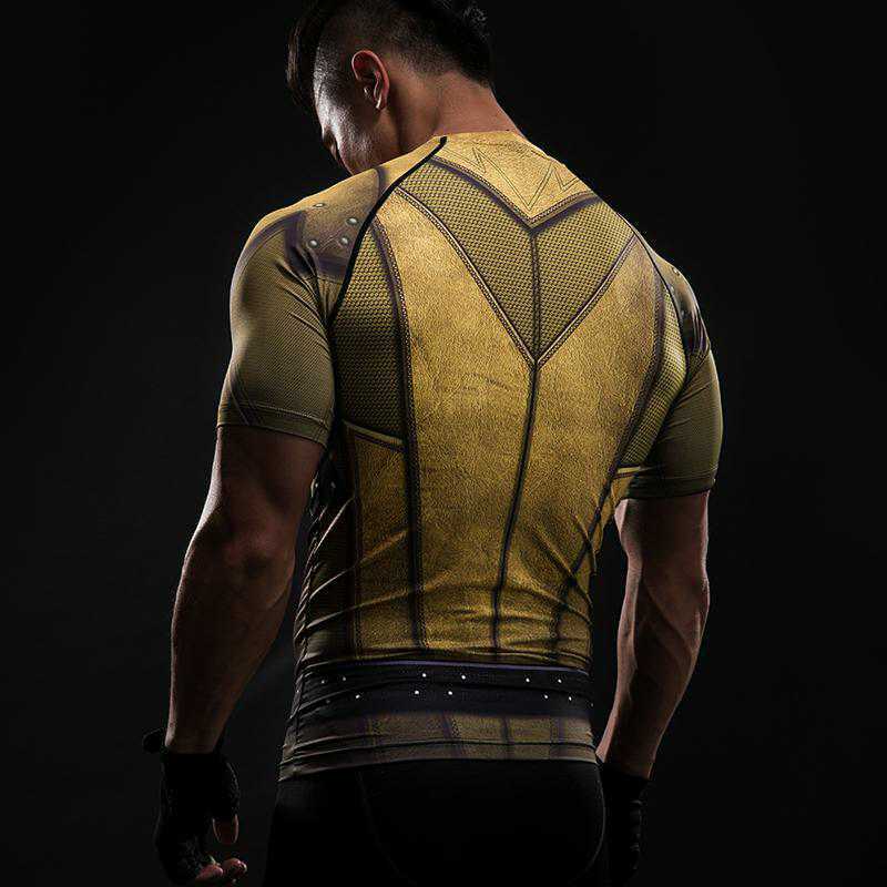 Thawne Short Sleeves Compression Shirt For Men