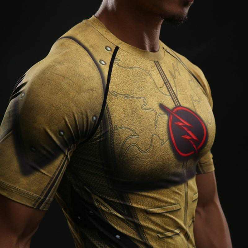 Thawne Short Sleeves Compression Shirt For Men