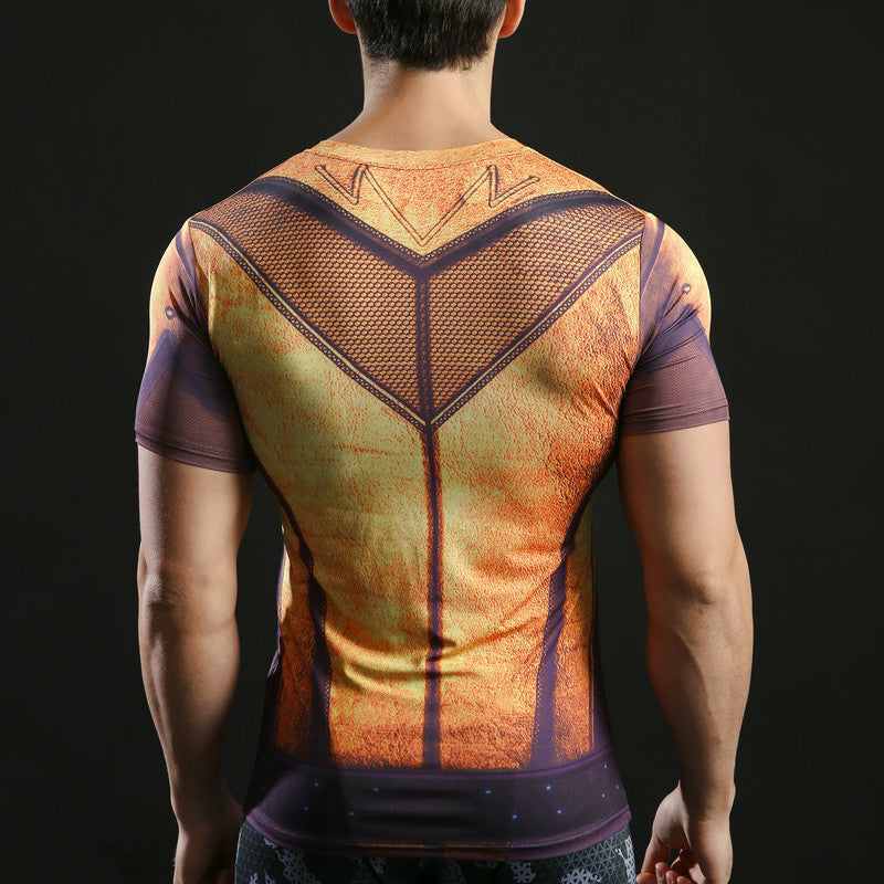 Thawne Short Sleeves Man Compression Shirt