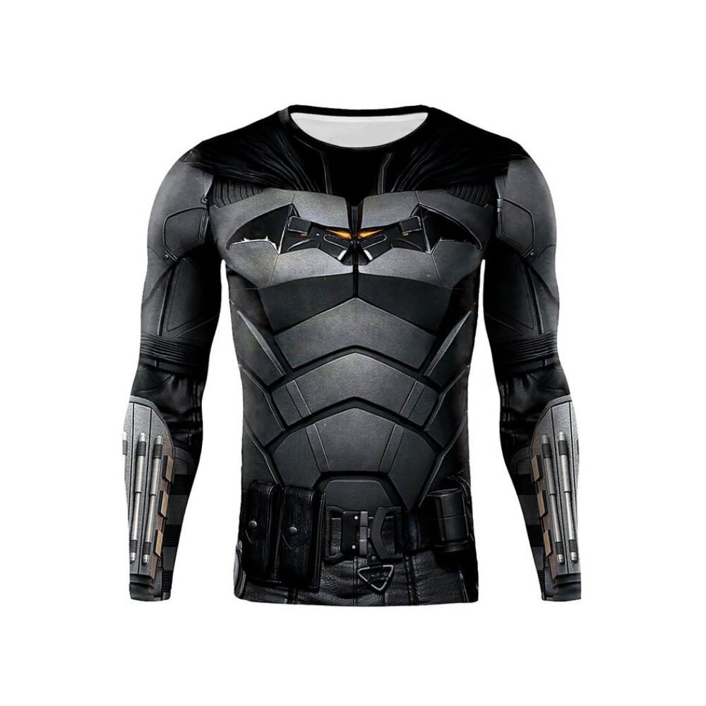 The Batman 2022 Long Sleeve Compression Shirt – MensCompressionShirt