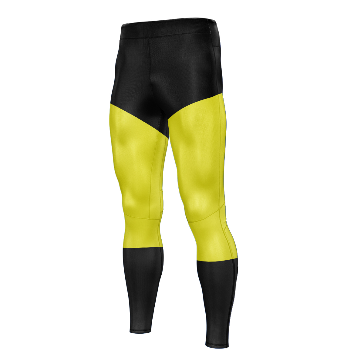 The Black Bee Yellowjacket Super Hero Men Compression Legging