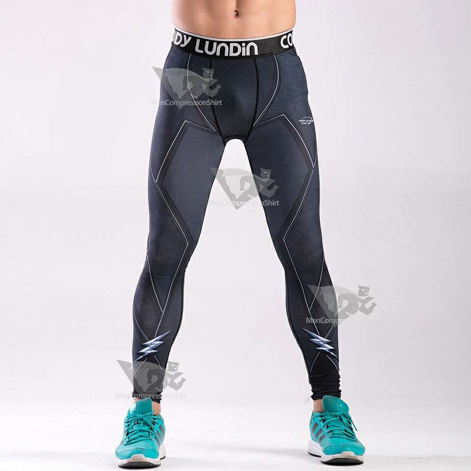 The Black Flash men Compression Shirt Set