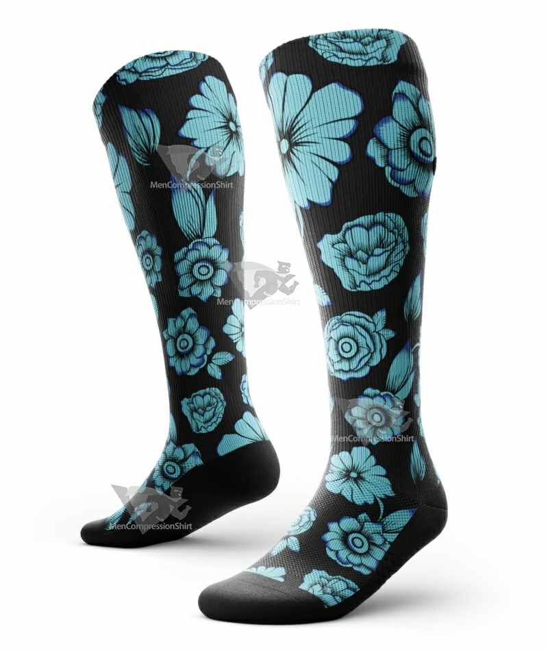 The Blues Knee High Compression Socks
