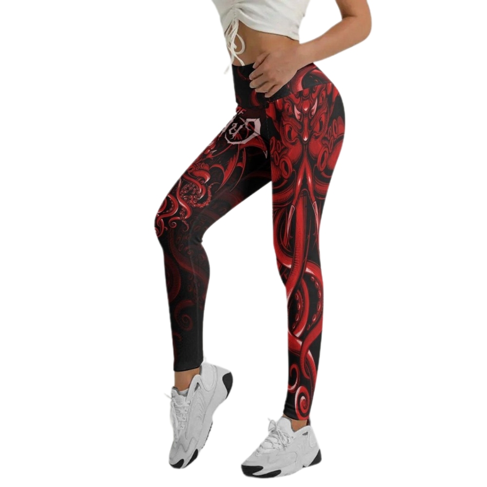 The Call Of Cthulhu Red Women Compression Legging