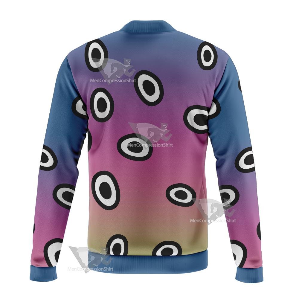 Dc The Changing Man Black Circle Cosplay Bomber Jacket
