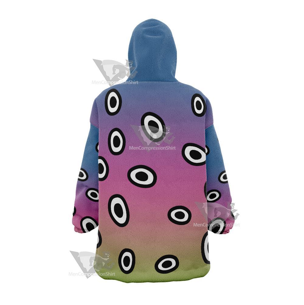 Dc The Changing Man Black Circle Cosplay Snug Oversized Blanket Hoodie