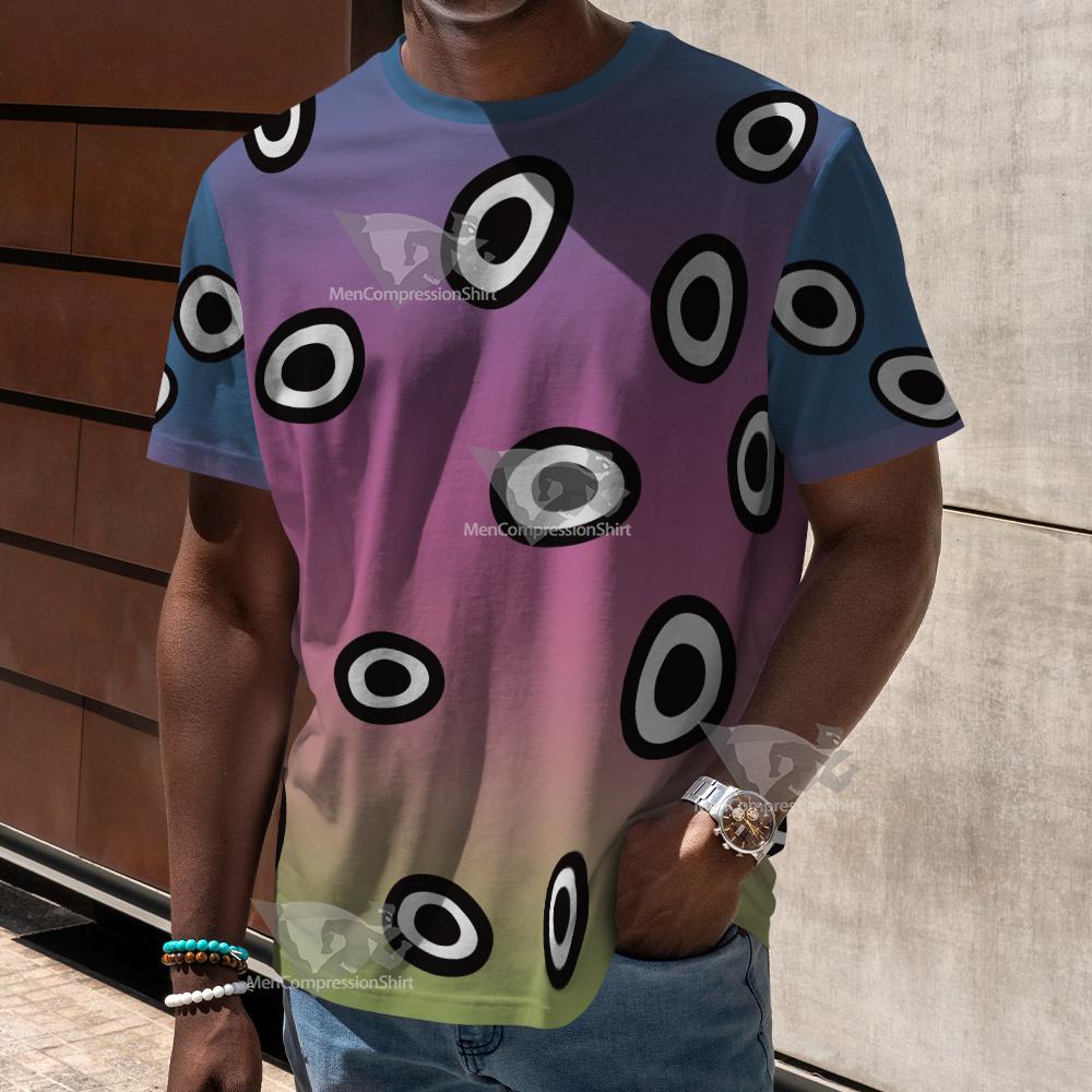 Dc The Changing Man Black Circle Cosplay T-Shirt