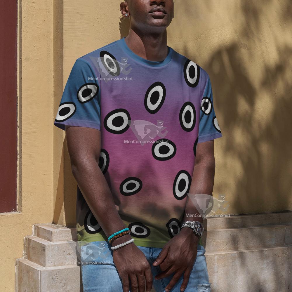 Dc The Changing Man Black Circle Cosplay T-Shirt