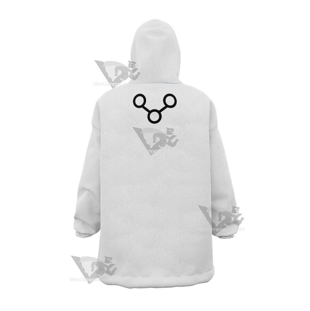 Dc The Changing Man White Cosplay Snug Oversized Blanket Hoodie