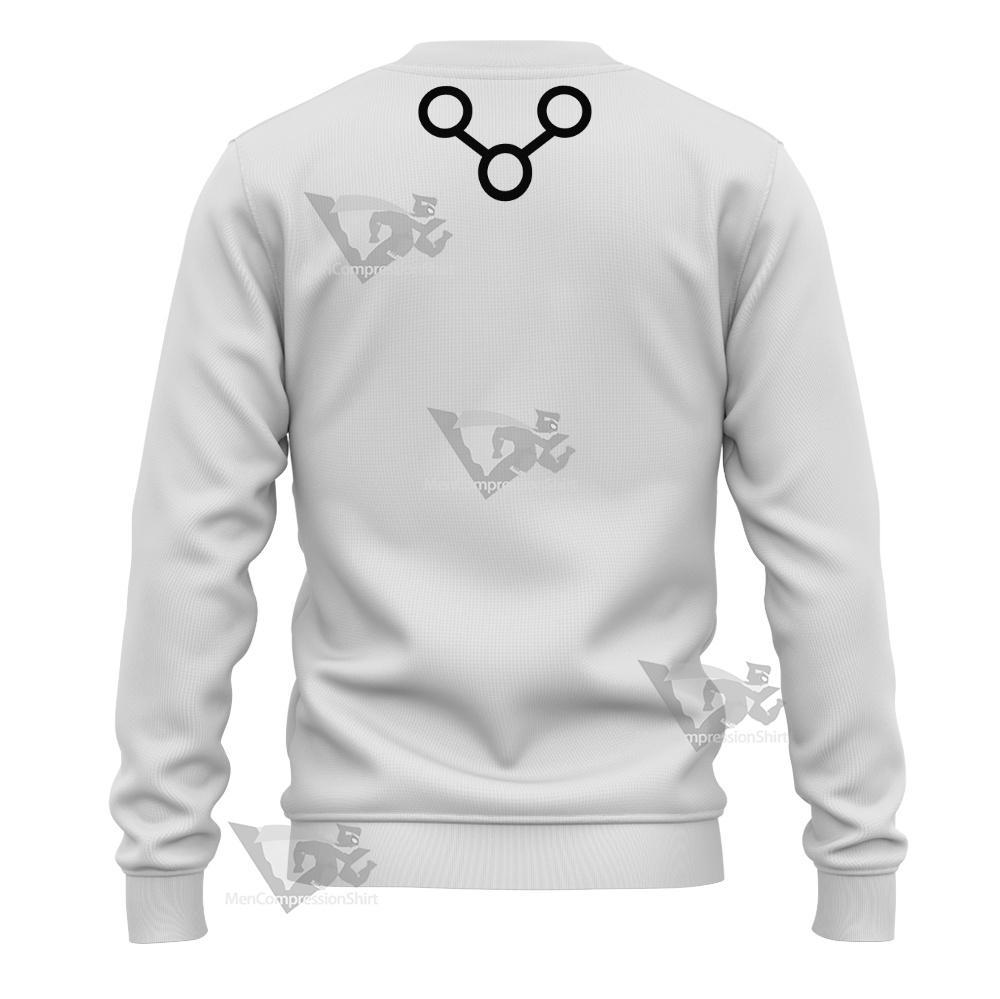 Dc The Changing Man White Cosplay Sweatshirt