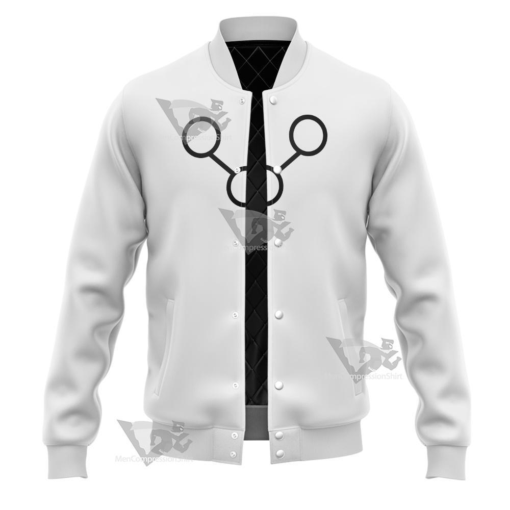 Dc The Changing Man White Cosplay Varsity Jacket