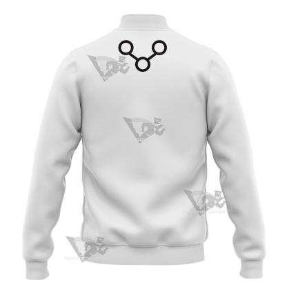 Dc The Changing Man White Cosplay Varsity Jacket