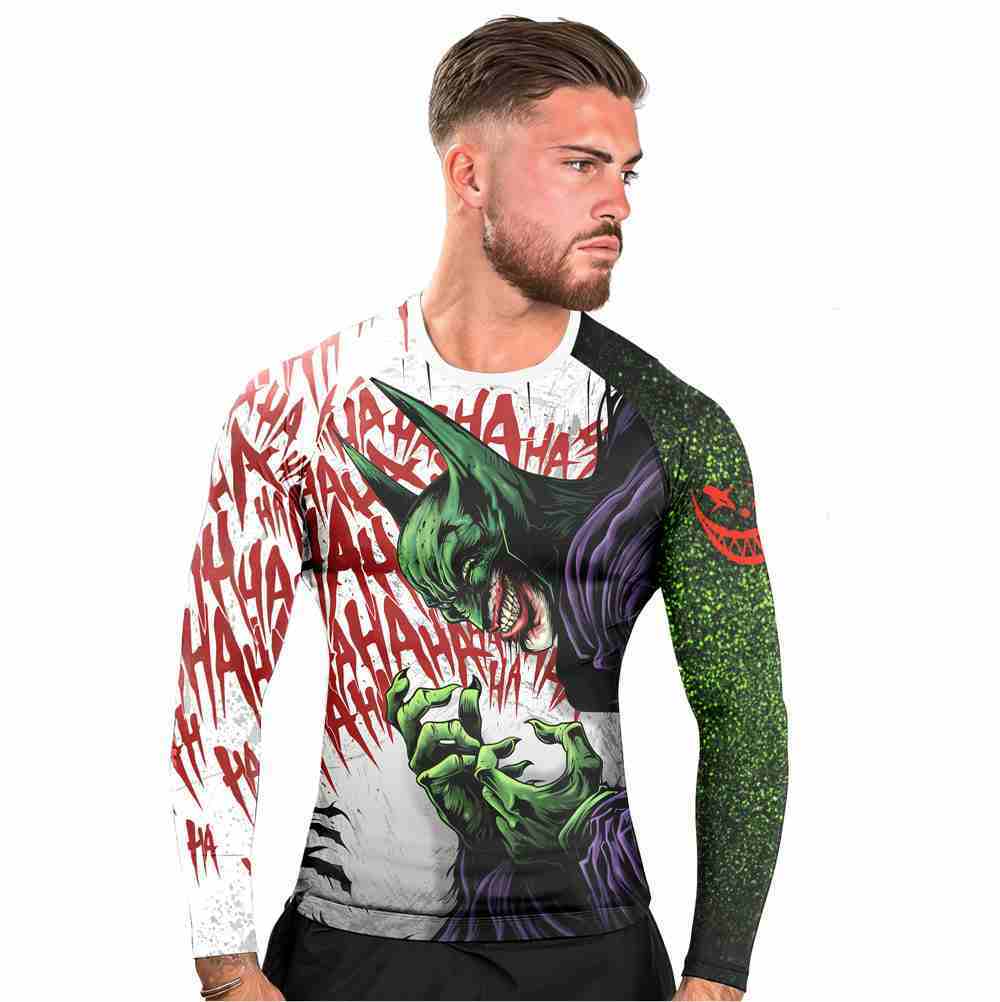 The Choker Horror Halloween Mens Long Sleeve Rash Guard