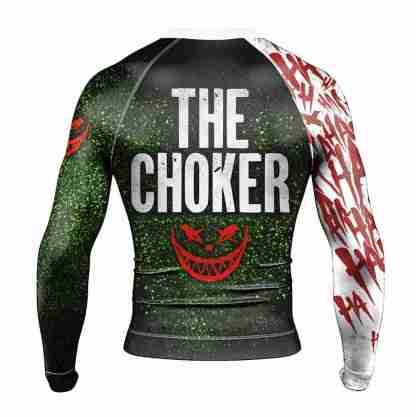 The Choker Horror Halloween Mens Long Sleeve Rash Guard