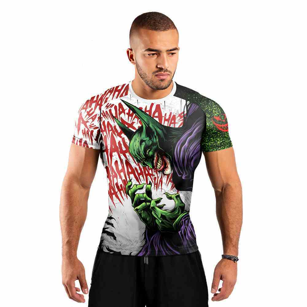 The Choker Horror Halloween Mens Short Sleeve Rash Guard