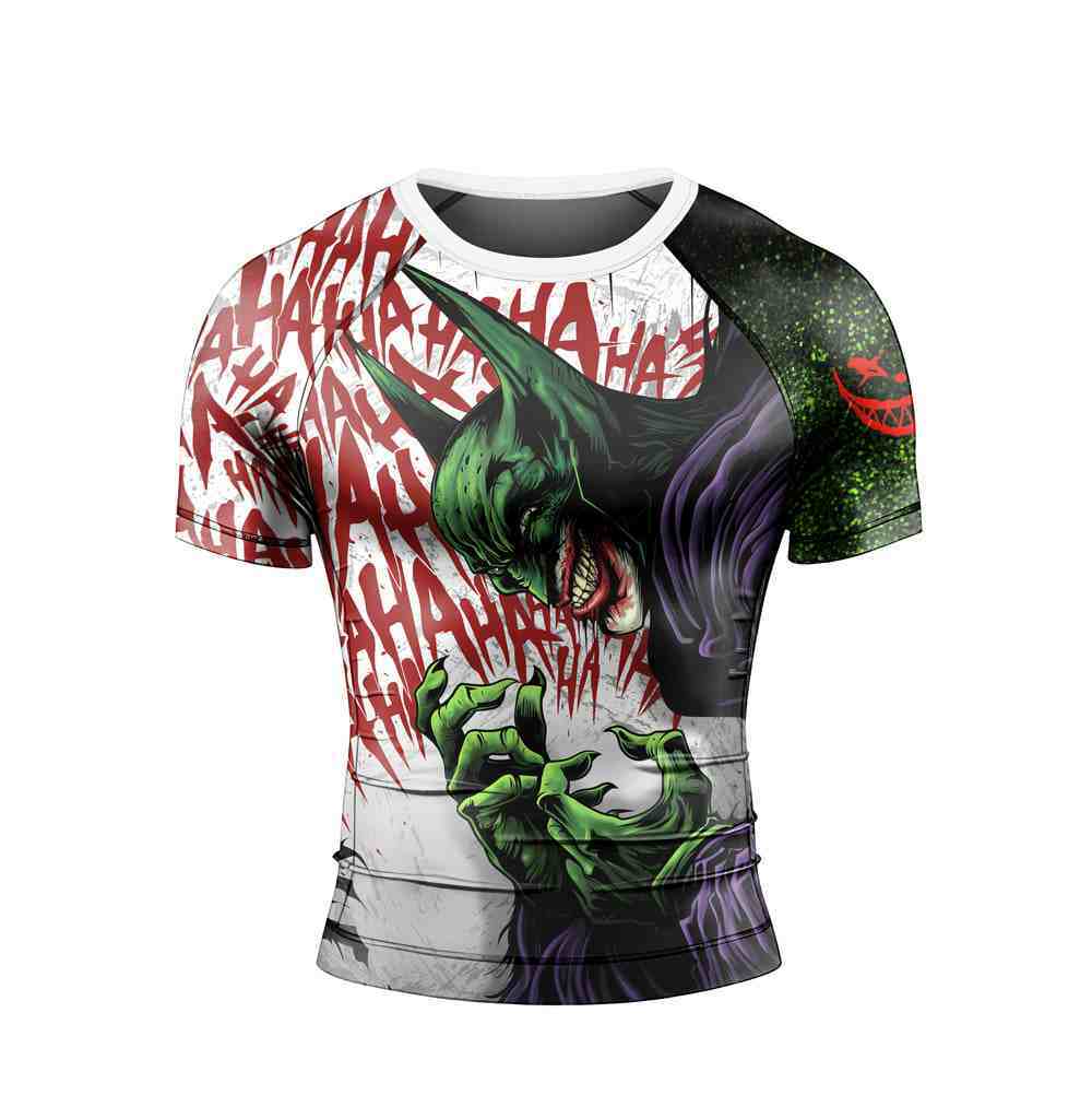 The Choker Horror Halloween Mens Short Sleeve Rash Guard