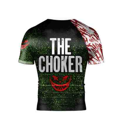 The Choker Horror Halloween Mens Short Sleeve Rash Guard