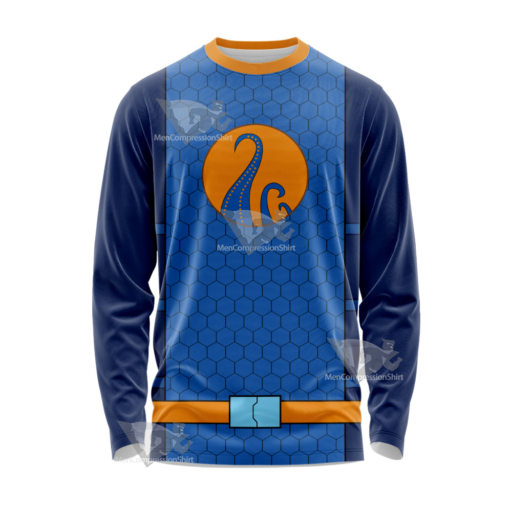The Deep Antaeus Blue Cosplay Long Sleeve Shirt