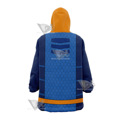 The Deep Antaeus Blue Cosplay Snug Oversized Blanket Hoodie
