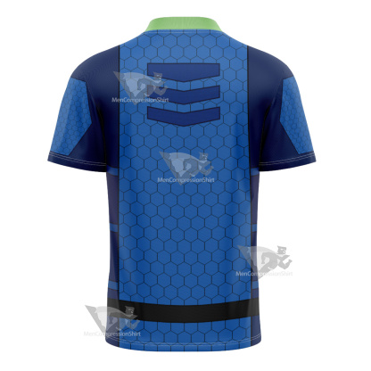 The Deep Fontaine Nekton Green Cosplay Football Jersey