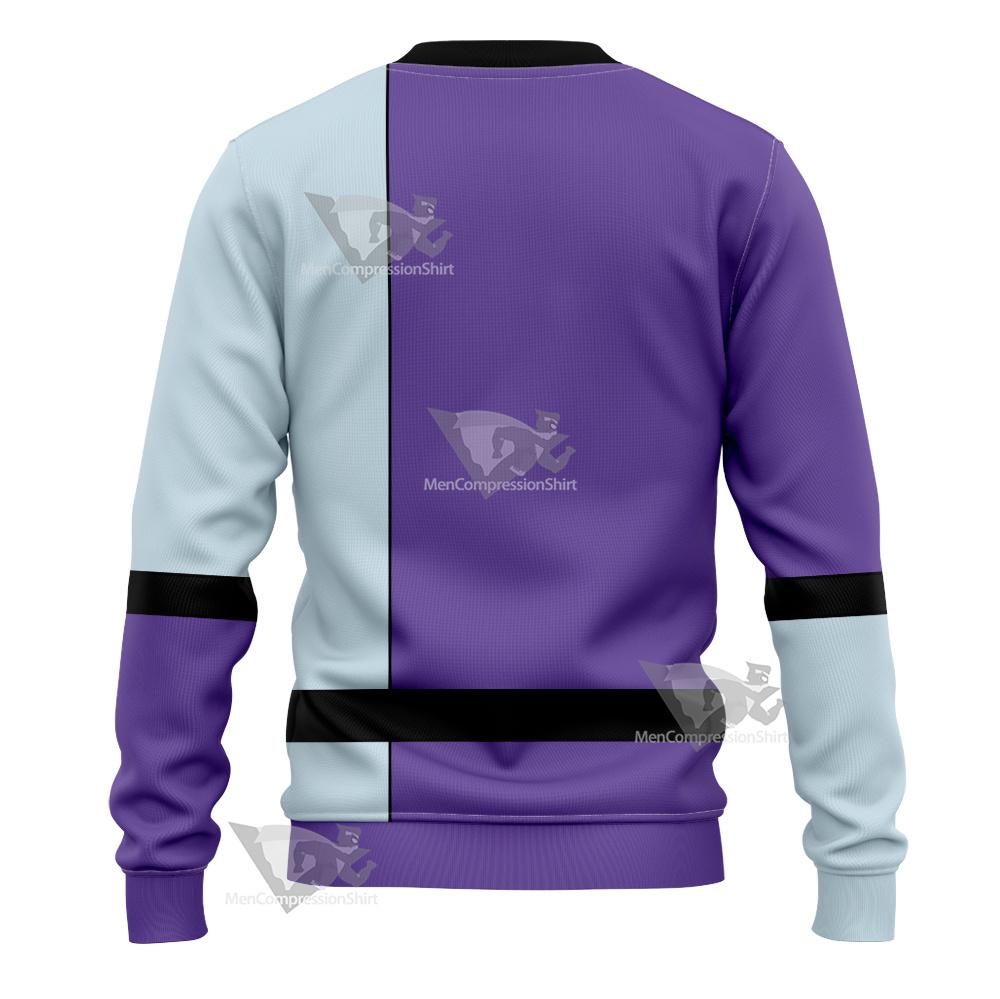 Dc The Elongated Man Purple Cosplay Sweatshirt