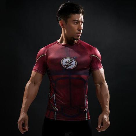 The Flash Classic Compression Short Sleeve Rash Guard
