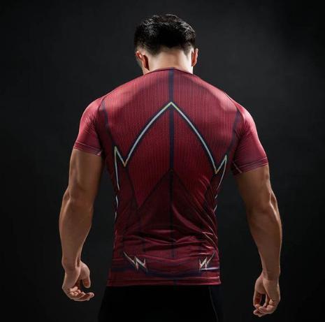 The Flash Classic Compression Short Sleeve Rash Guard
