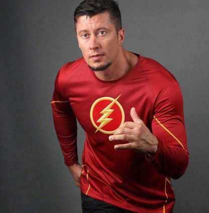 The Flash Classic Long Sleeve Compression Rash Guard