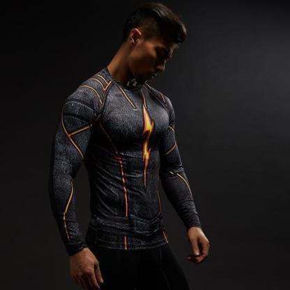 The Flash Dark Compression Long Sleeve Rashguard