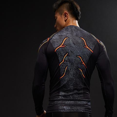 The Flash Dark Compression Long Sleeve Rashguard