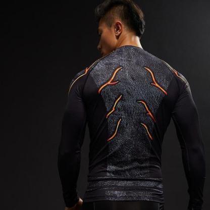 The Flash Dark Compression Long Sleeve Rashguard