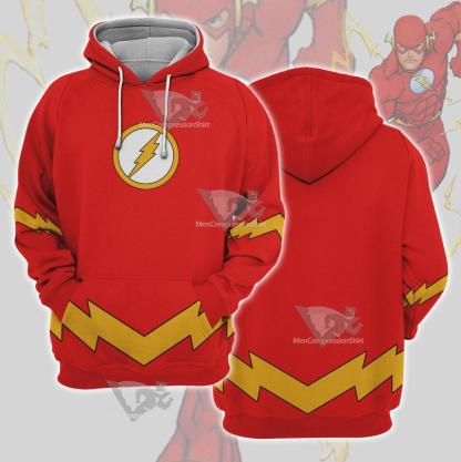 Dc The Flash Lightning Belt Cosplay Hoodie