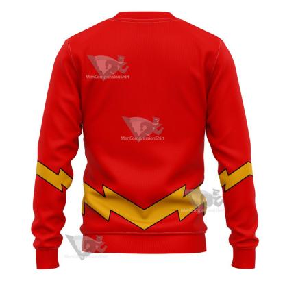 Dc The Flash Lightning Belt Cosplay Sweatshirt