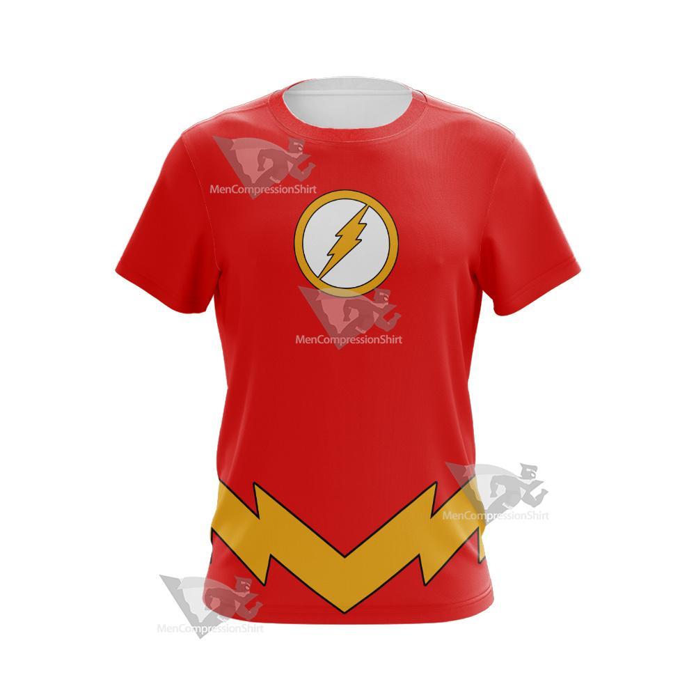 Dc The Flash Lightning Belt Cosplay T-Shirt