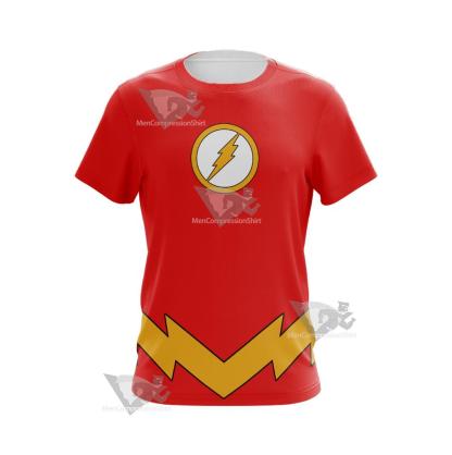Dc The Flash Lightning Belt Cosplay T-Shirt