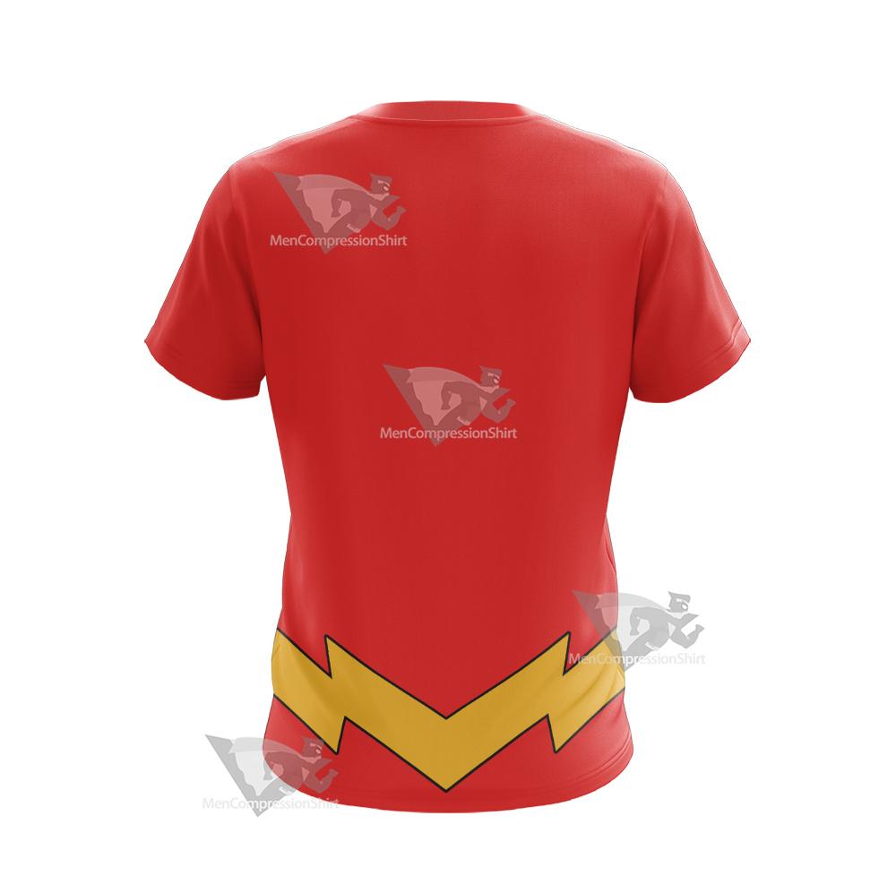 Dc The Flash Lightning Belt Cosplay T-Shirt